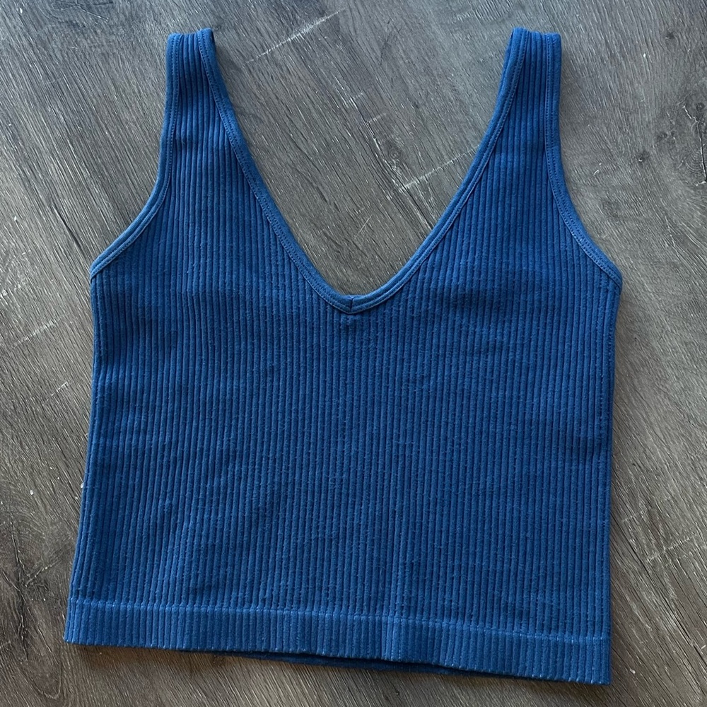 Free People Solid Rib Brami, Size M/L